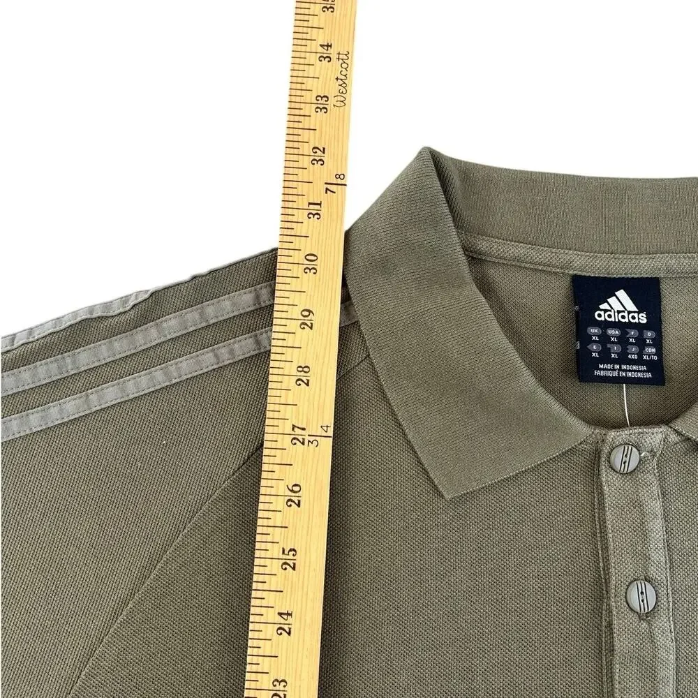 NWT adidas Core Polo Shirt Olive Green Short Sleeve Cotton Golf - Men's XL